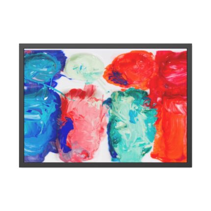 Colorful Wells Framed Poster