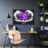 93854-158.jpg Purple Flowers in Hands Framed Poster