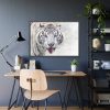 93854-194.jpg White Bengal Tiger Framed Poster