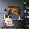 93854-198.jpg Tiger Roaring Framed Poster