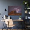 93854-2.jpg Barn Lightning Bolt Storm Framed Poster