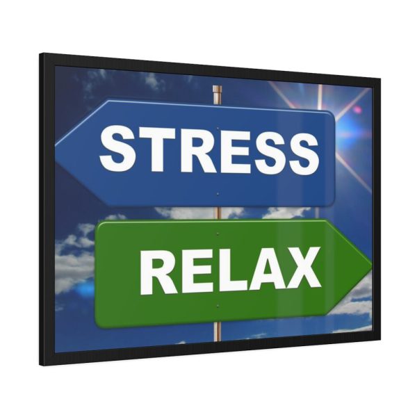 93854-21.jpg Stress Relax Voltage Framed Poster