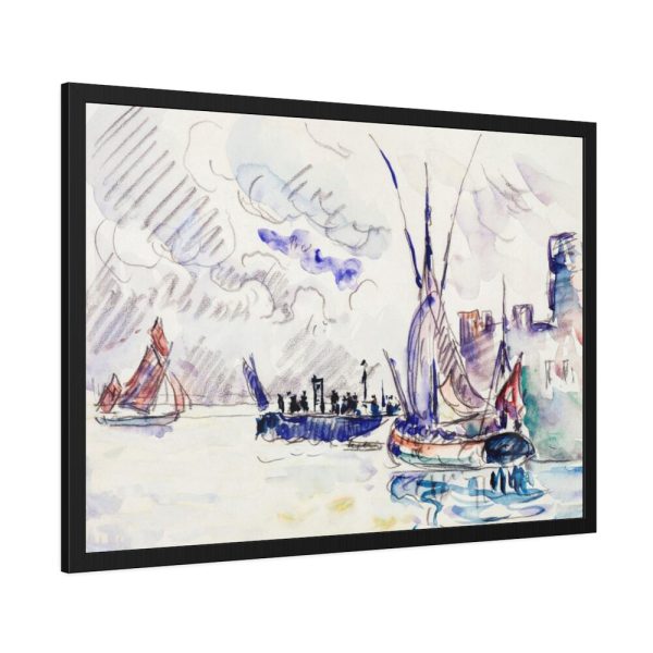 93854-213.jpg La Rochelle by Paul Signac Framed Poster