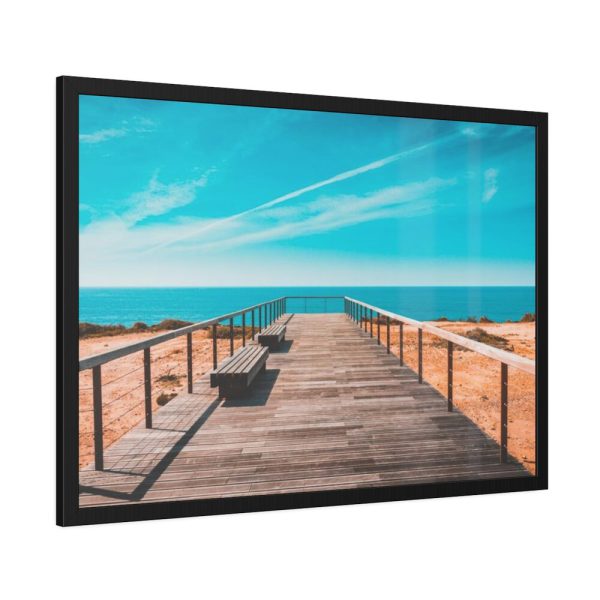 93854-229.jpg Boardwalk And Sky Framed Poster