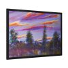 93854-233.jpg Artistically Landscape of Sunset and Clouds Framed Poster