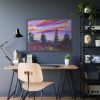 93854-234.jpg Artistically Landscape of Sunset and Clouds Framed Poster