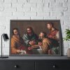 93854-251.jpg Supper at Emmaus Framed Poster