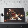 93854-255.jpg Supper at Emmaus Caravaggio Framed Poster