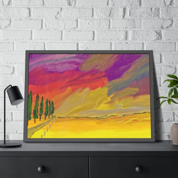 93854-259.jpg Fantasy Color Painting Framed Poster