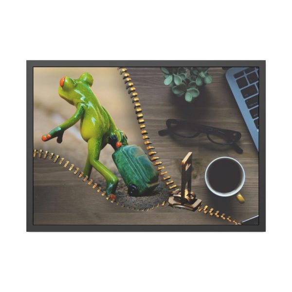 93854-28.jpg Office Work vs Holiday Recovery Framed Poster