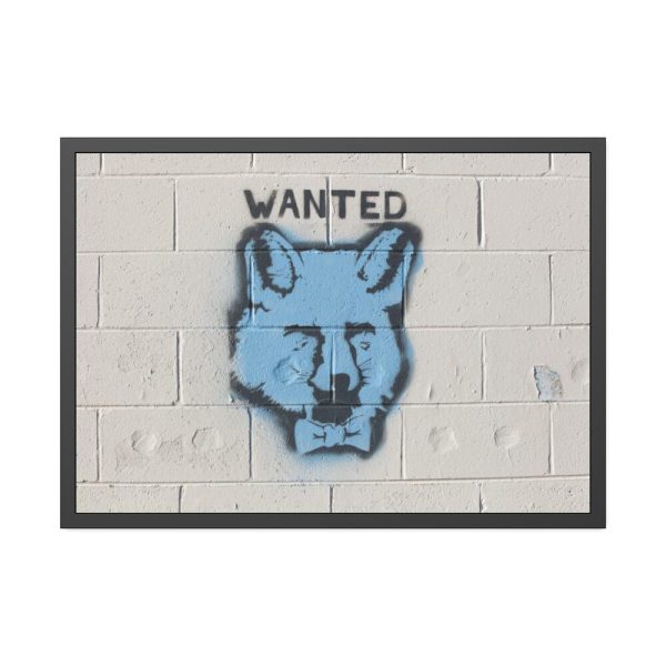 93854-288.jpg Graffiti Fox Framed Poster