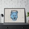 93854-291.jpg Graffiti Fox Framed Poster