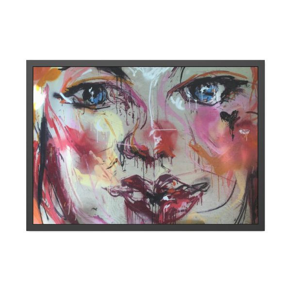 93854-292.jpg Face Painting Abstract Graffiti Framed Poster