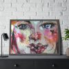 93854-295.jpg Face Painting Abstract Graffiti Framed Poster