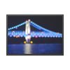 Blur Bridge Framed Poster