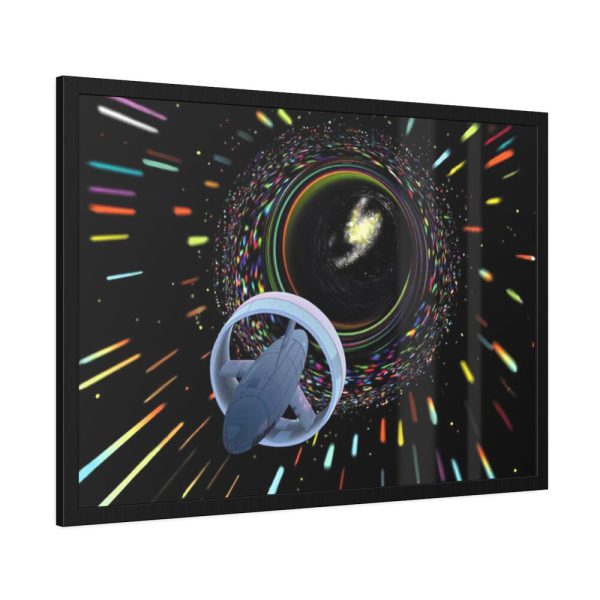 Digital Art by Les Bossinas Framed Poster