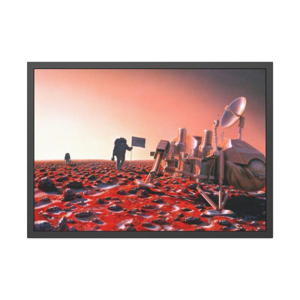 93854-312.jpg Astronauts Approach Viking 2 Framed Poster