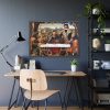 93854-330.jpg Marziale Christus in Emmaus Anagoria Framed Poster