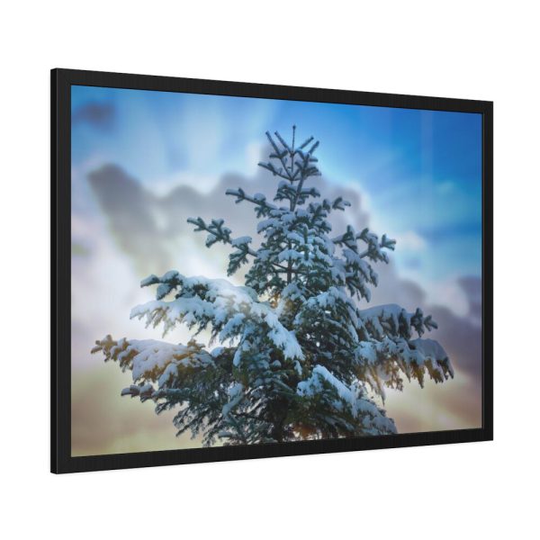 93854-337.jpg Frozen Tree Framed Poster