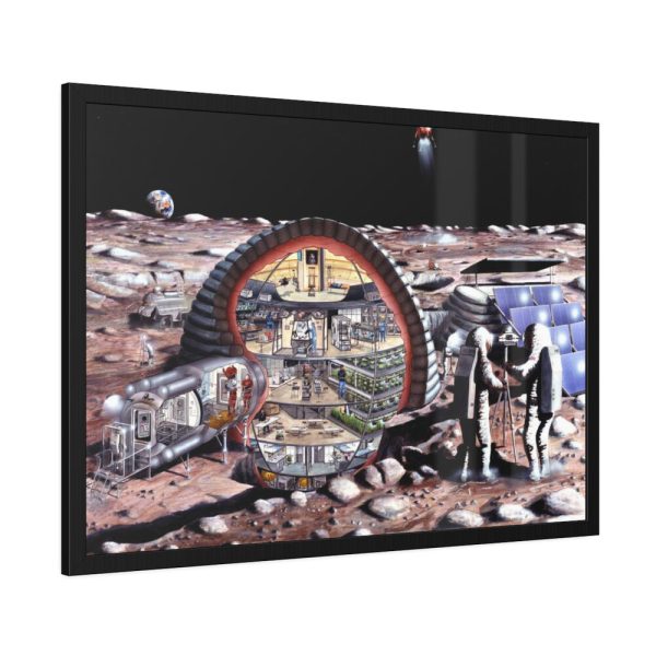 93854-345.jpg Inflatable Module for Lunar Base Framed Poster