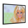 93854-353.jpg Barbie Doll Face Framed Poster