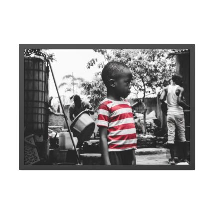 Sad Kid Framed Poster