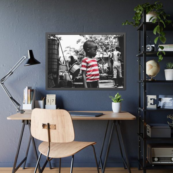 Sad Kid Framed Poster
