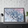 93854-383.jpg Winter Frozen Fir Tree Aerial View Framed Poster