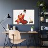 93854-390.jpg Japanese Woman Making a Flower Arrangement Framed Poster