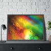 93854-399.jpg Rainbow Oil Bubble Framed Poster
