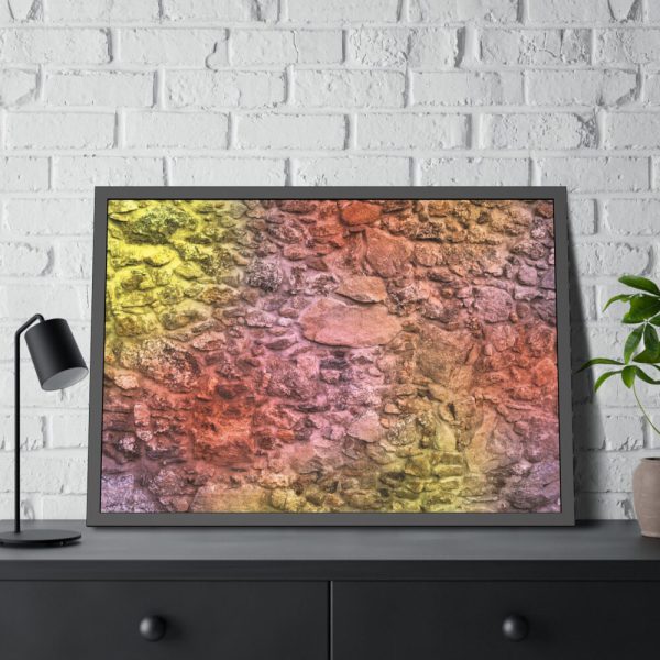 93854-403.jpg Stones and Paint Framed Poster