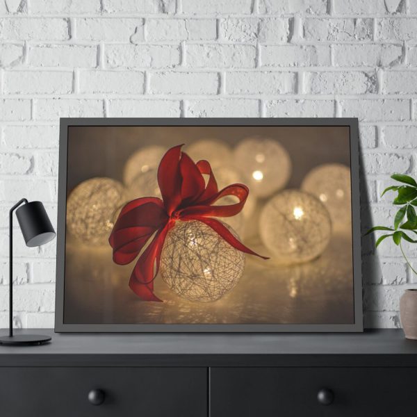 93854-415.jpg Christmas Ball Framed Poster