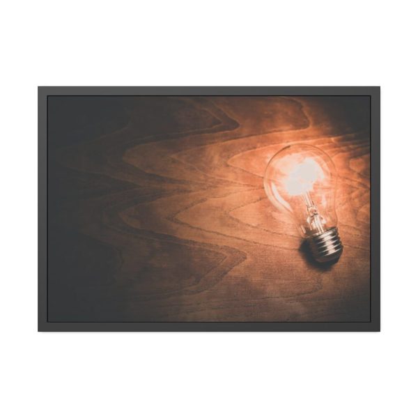 93854-420.jpg Lightbulb Framed Poster