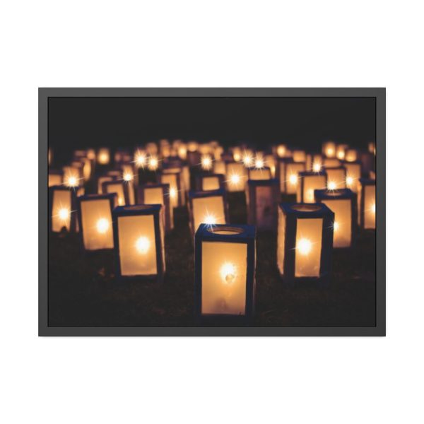 93854-424.jpg Candle Decoration Framed Poster