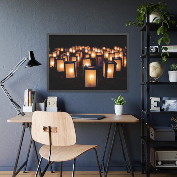 93854-426.jpg Candle Decoration Framed Poster