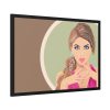 93854-449.jpg Fashion Girl Framed Poster