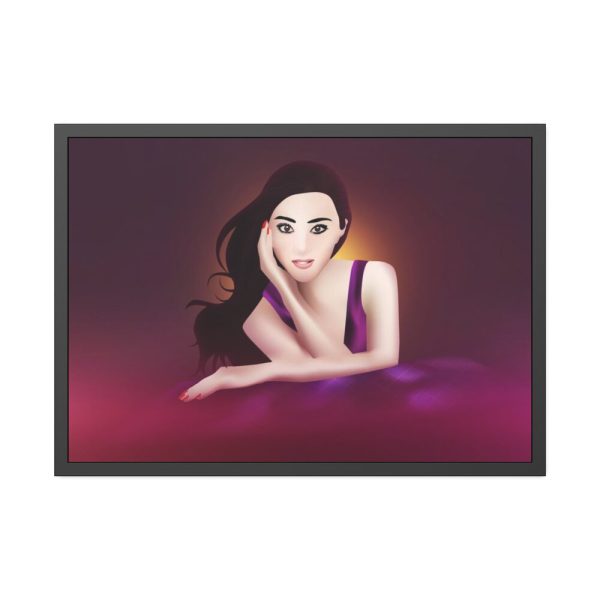 93854-452.jpg Chinese Fashion Girl Framed Poster