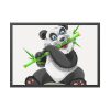 93854-456.jpg Cartoon Panda Framed Poster