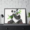 93854-459.jpg Cartoon Panda Framed Poster