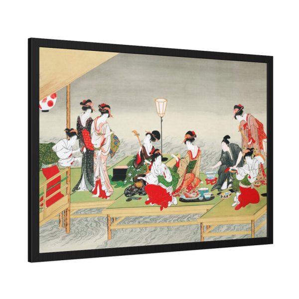 93854-485.jpg Japanese Women by Utagawa Toyohiro Framed Poster
