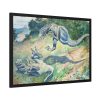 93854-5.jpg Leaping Laelaps by Charles R. Knight Framed Poster