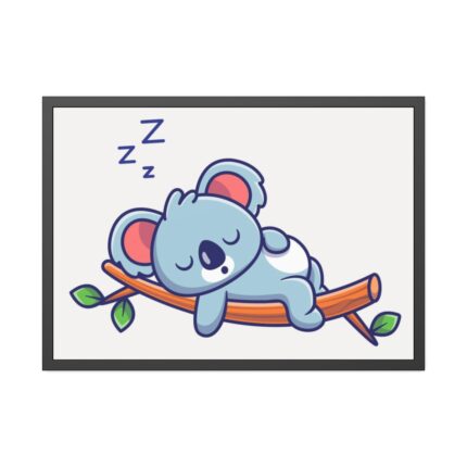 Sleeping Koala Framed Poster