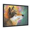 93854-529.jpg Wolf Portrait Framed Poster