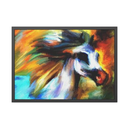 Beautiful Horse Head Framed Poster