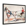 93854-601.jpg A Kentucky Breaking Cart by Edward Penfield Framed Poster