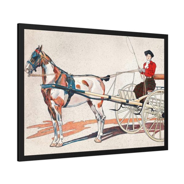 93854-601.jpg A Kentucky Breaking Cart by Edward Penfield Framed Poster