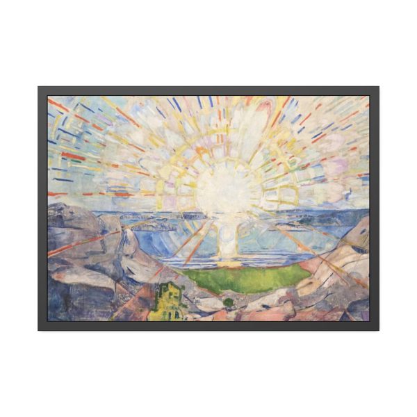 93854-608.jpg Edvard Munch's Solenintro Framed Poster