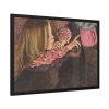 Girl With a Vase of Flowers by Stanislaw Wyspianski Framed Poster