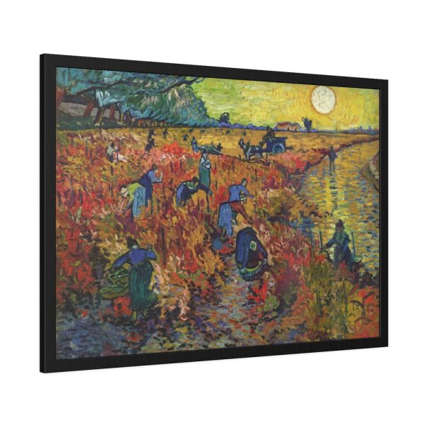 93854-629.jpg Vincent van Gogh's The Red Vineyard Framed Poster