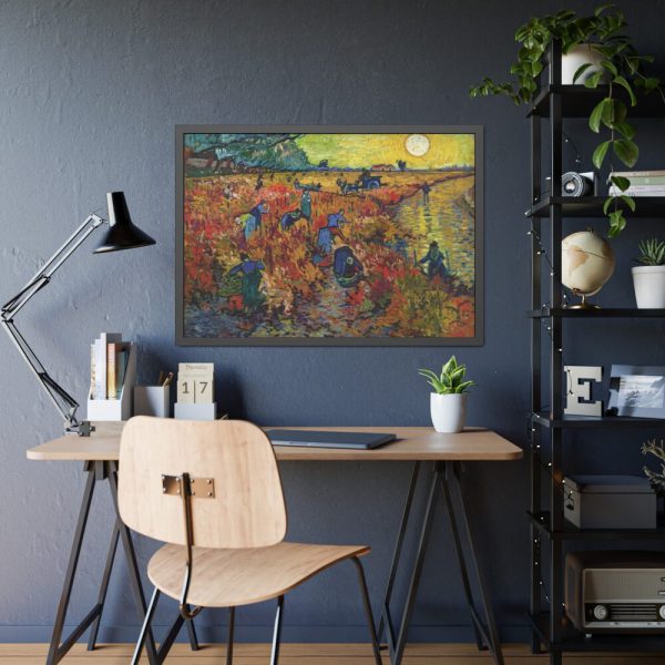 93854-630.jpg Vincent van Gogh's The Red Vineyard Framed Poster